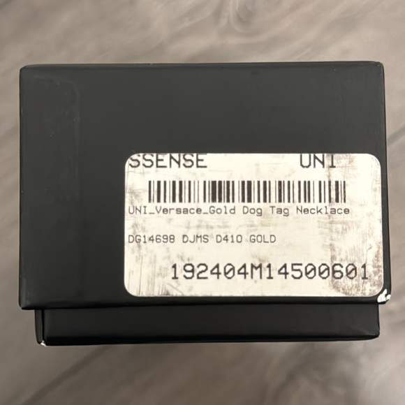 NEW Versace Dog Tag Necklace - Picture 9 of 10